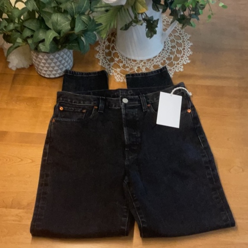 ETICA - High Rise Black Slim/Skinny Denim Jeans - NEW